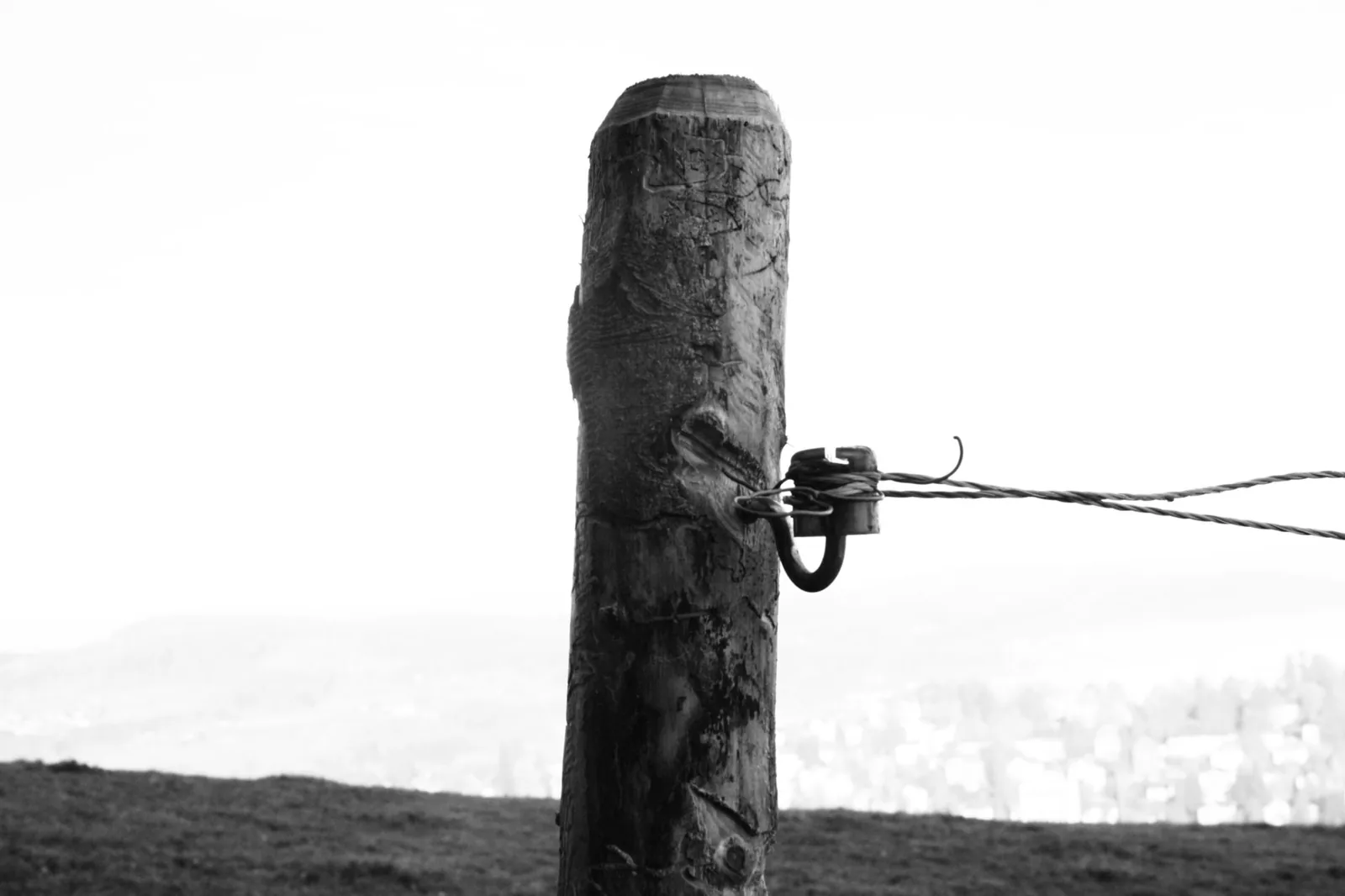 straightening a leaning wood fence post